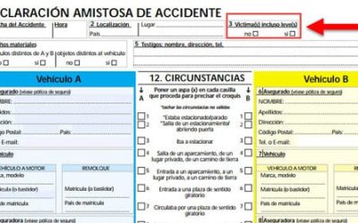 Parte amistoso de accidentes: cómo rellenarlo